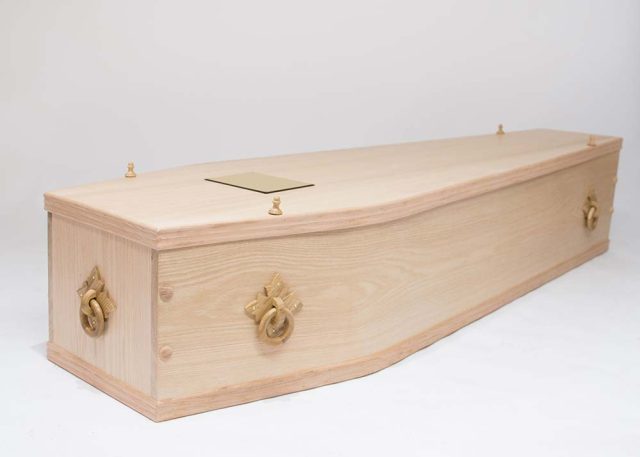 Alex Jones Funeral Directors - The Woodland light wood effect coffin